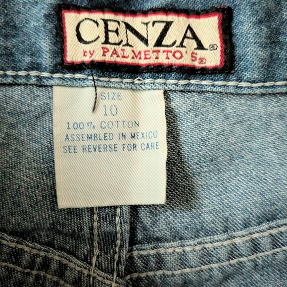 Vintage 80s 90s Blue Jean Shorts Women's Size 10 Waist Size 29 Mom Jean Denim - Picture 3 of 5